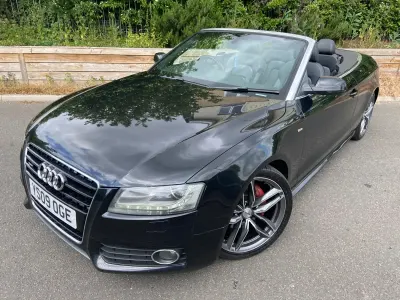 Usado Audi A5 Cabriolet S-Line 240 HP (176 kW) 2009 Preto Cabrios