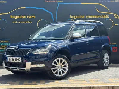 Used Skoda Yeti SE 110 HP (80 kW) 2016 Blue SUV