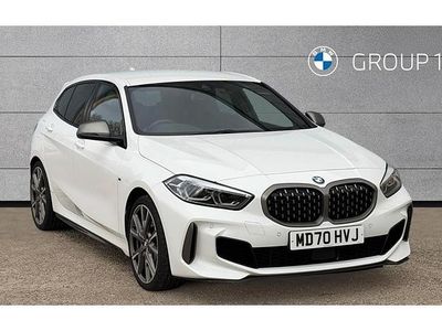Used BMW M135 Comfort Edition 306 HP (225 kW) 2021 White Hatchback