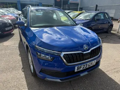 Used Skoda Kamiq SE 95 HP (69 kW) 2023 Blue SUV