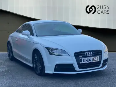 Used Audi TT Black Edition 184 HP (135 kW) 2014 White Coupe