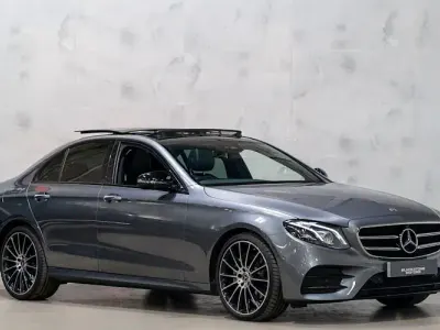 Used Mercedes E220 AMG line 194 HP (142 kW) 2020 Grey Sedan