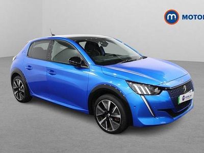 Used Peugeot e-208 Premium 100 kW (136 HP) 2022 Blue Hatchback
