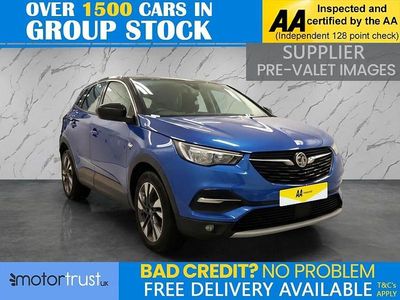 Used Vauxhall Grandland X Sport 130 HP (95 kW) 2019 Blue SUV