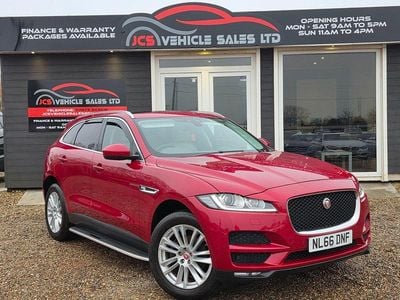 Red Used 2016 Jaguar F-Pace Portfolio SUV | £11,495 (Fair price)