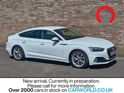 Used Audi A5 Sportback Sport 150 HP (110 kW) 2022 White Hatchback