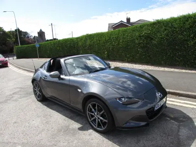 Used Mazda MX5 Inclusive 160 HP (117 kW) 2018 Grey Cabriolet