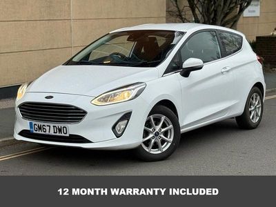 Used Ford Fiesta Zetec 100 HP (73 kW) 2018 White Hatchback