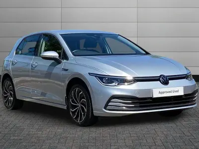 Used VW Golf VIII Style 130 HP (95 kW) 2022 Reflex silver Hatchback