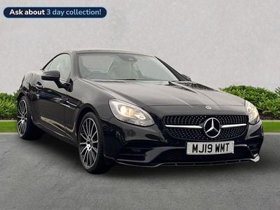Black Used 2019 Mercedes SLC300 AMG line Cabriolet | £23,997 (Fair price)