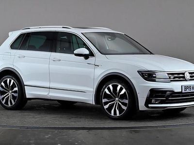 White Used 2019 VW Tiguan R-line SUV | £19,498 (Fair price)