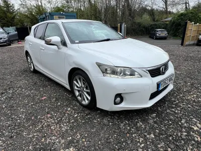 Used Lexus CT200h 2012 White Hatchback