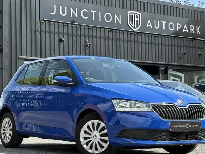 Used Skoda Fabia 75 HP (55 kW) 2019 Blue Hatchback