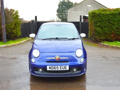 Begagnad Abarth 595 160 HK (117 kW) 2015 Blå Halvkombi