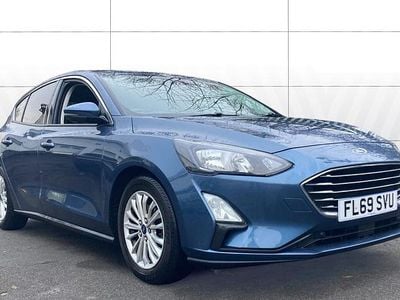 Blue Used 2019 Ford Focus Titanium Hatchback | £10,446 (Fair price)