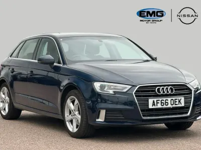 Used Audi A3 Sportback Sport 150 HP (110 kW) 2016 Blue Hatchback