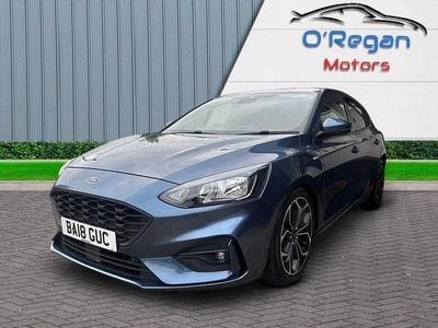 Used Ford Focus ST-Line X 125 HP (91 kW) 2018 Blue Hatchback
