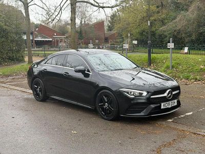 Used Mercedes CLA200 AMG line 2019 Black Coupe