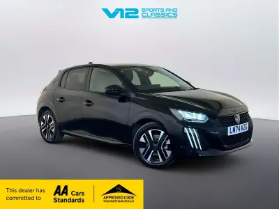 Used Peugeot 208 Allure 100 HP (73 kW) 2024 Black Hatchback