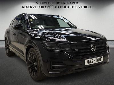 Used VW Touareg Black Edition 286 HP (210 kW) 2022 Grenadilla black metallic/grenadilla black metalli SUV