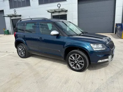 Used Skoda Yeti SE Drive 110 HP (80 kW) 2017 Blue SUV