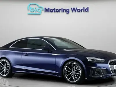 Used Audi A5 S-Line 150 HP (110 kW) 2023 Blue Coupe