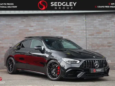Used Mercedes CLA45 AMG 421 HP (309 kW) 2023 Black Coupe