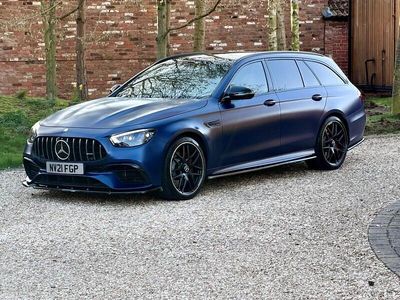 Used Mercedes E63S AMG Edition 612 HP (450 kW) 2021 Blue Estate