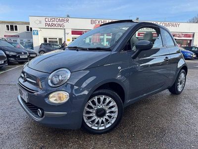 Used Fiat 500 Lounge 69 HP (50 kW) 2019 Grey Cabriolet