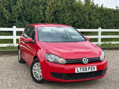 Usado VW Golf VI S 122 HP (89 kW) 2010 Vermelho Citadino