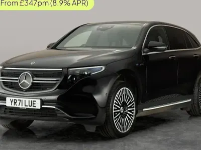 Used Mercedes EQC400 AMG line 300 kW (408 HP) 2021 Black SUV