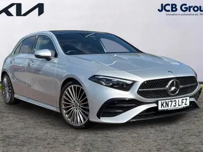 Used Mercedes A200 AMG Line Premium Plus 161 HP (118 kW) 2023 Silver Hatchback
