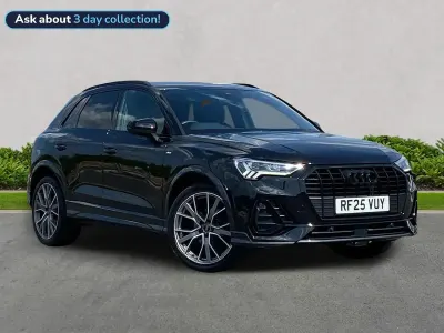 Used Audi Q3 Black Edition 150 HP (110 kW) 2025 Black SUV