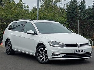 White Used 2020 VW Golf VII Edition Estate | £17,498 (A bit pricey)