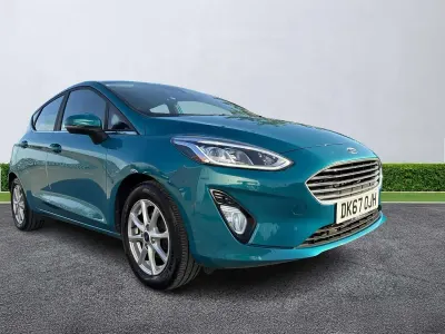 Used Ford Fiesta Zetec 2017 Blue Hatchback