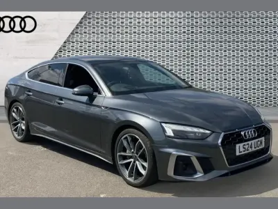 Used Audi A5 S-Line 200 HP (147 kW) 2024 Grey Hatchback