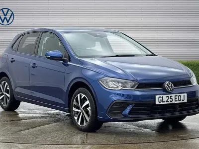 Used VW Polo Match 95 HP (69 kW) 2025 Blue Hatchback