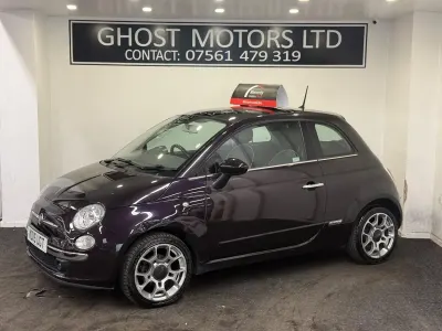 Used Fiat 500 Lounge 69 HP (50 kW) 2015 Mauve/purple Hatchback