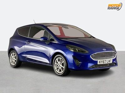 Used Ford Fiesta Zetec 70 HP (51 kW) 2017 Blue Hatchback
