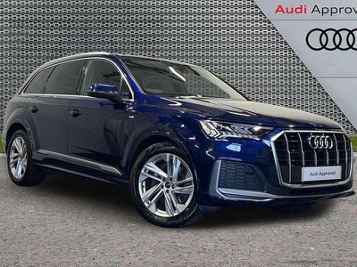 Blue Used 2023 Audi Q7 S-Line SUV | £39,694 (Fair price)