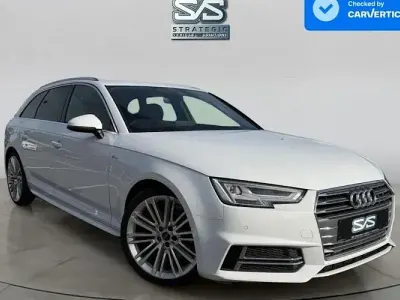 Used Audi A4 S-Line 252 HP (185 kW) 2017 White Estate