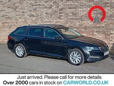 Used Skoda Superb SE Technology 218 HP (160 kW) 2021 Black Estate