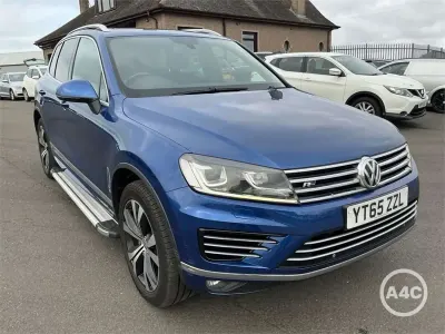 Used VW Touareg R-line 262 HP (192 kW) 2015 Blue SUV