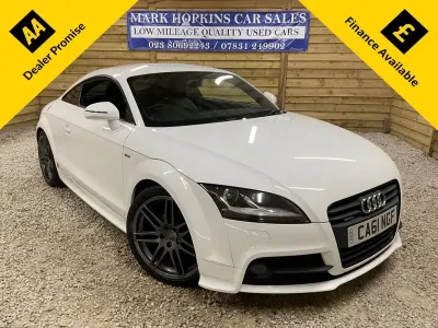 Used Audi TT Black Edition 211 HP (155 kW) 2011 White Coupe