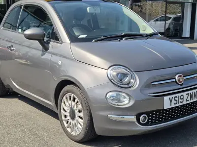 Used Fiat 500 Lounge 69 HP (50 kW) 2019 Grey Hatchback