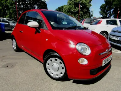 Used Fiat 500 69 HP (50 kW) 2014 Red Hatchback