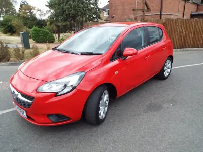 Used Vauxhall Corsa 75 HP (55 kW) 2018 Red Hatchback