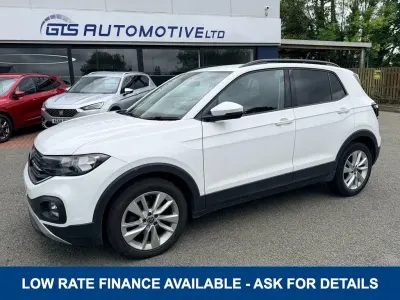 Used VW T-Cross SE 95 HP (69 kW) 2021 White SUV