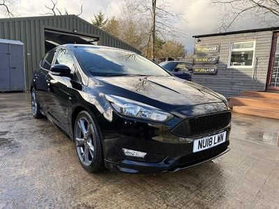 Used Ford Focus ST-Line X 140 HP (102 kW) 2018 Black Hatchback