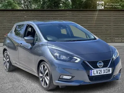Begagnad Nissan Micra S 92 HK (67 kW) 2021 Grå Halvkombi